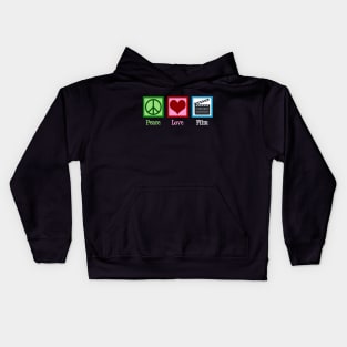 Peace Love Film Kids Hoodie